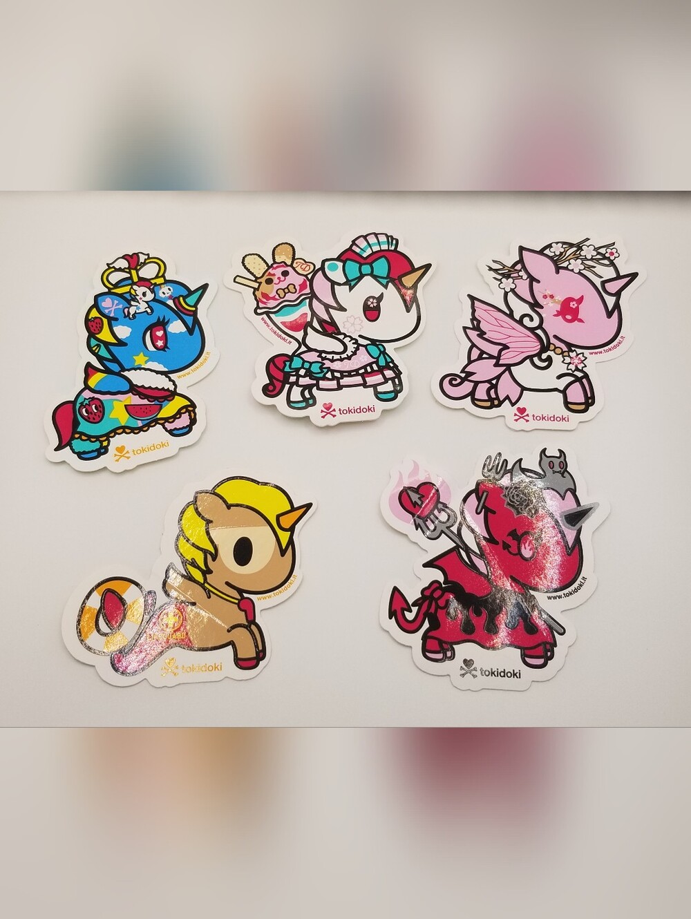 Tokidoki 5pc Unicorno Stickers